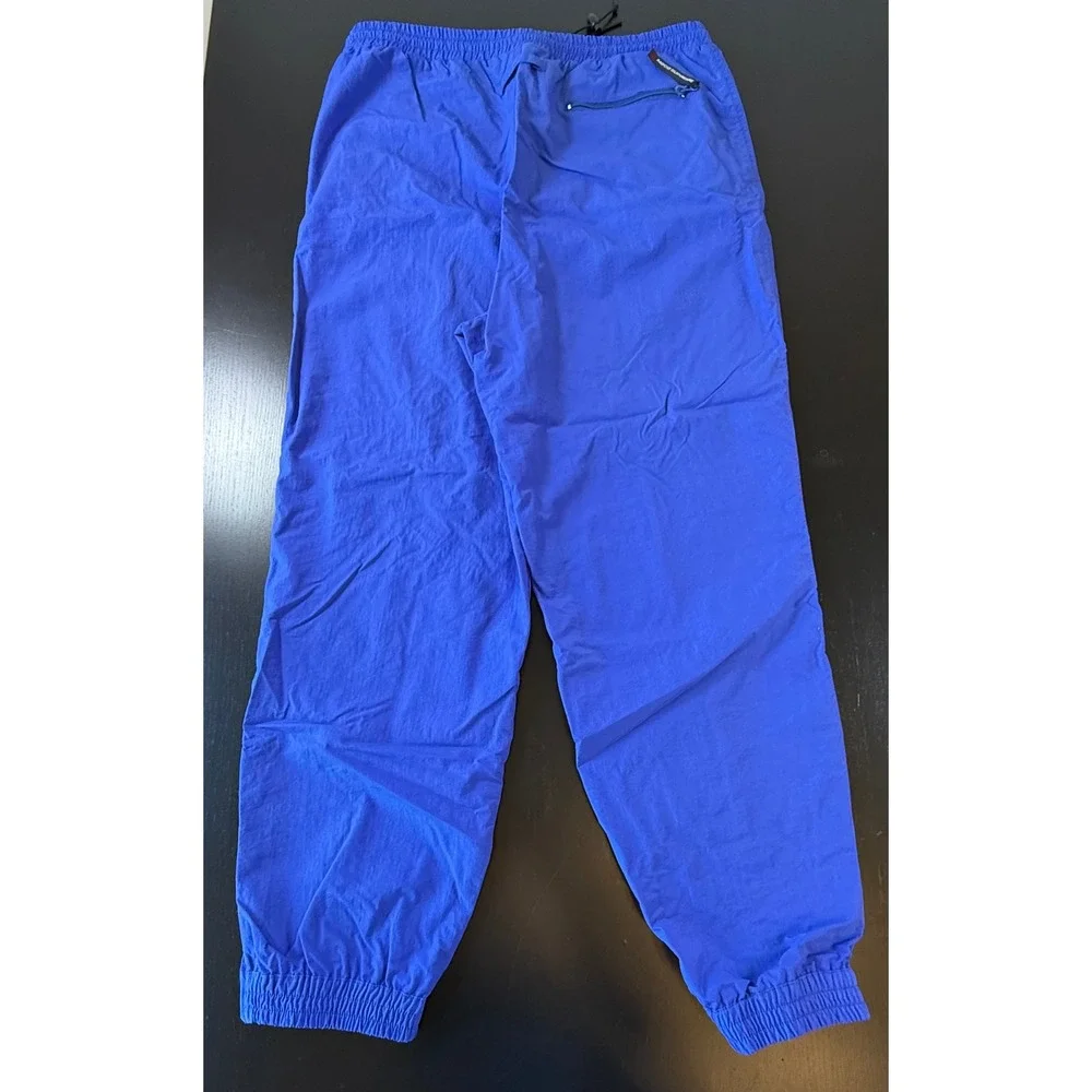 Moco Supreme Vintage Nylon Track Pants Mens XL Blue Windbreaker Joggers